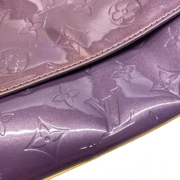 Auth LOUIS VUITTON Thompson Street M91095 Purple Monogram Vernis - Picture 9 of 13